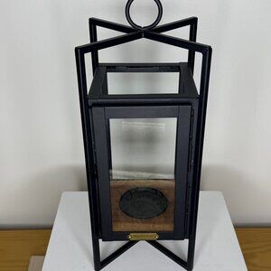 Hard To Find Hearth And Hand With MAGNOLIA Decorative Candle Lantern Black